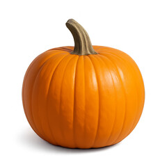 Pumpkin photo. Pumpkin realistic photo on transparent background.
