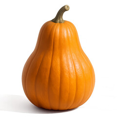 Pear Pumpkin photo. Pumpkin realistic photo on transparent background.
