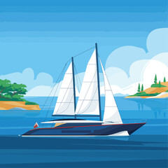 illustrations vector icon travel vacation tourism items map glass camera map and others 
