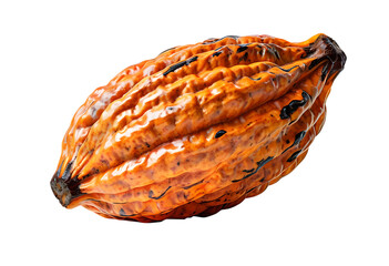 cocoa pod isolated on transparent background