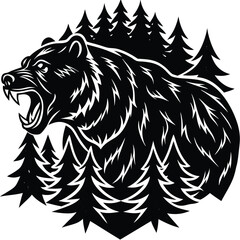 vector illustration of a tiger