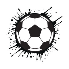 Fototapeta premium Soccer Ball Logo and Emblem Template Collection, Fast Kicking Soccer Ball Vector for Print & Web On White Background