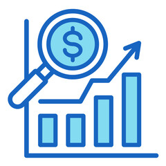Market Trend  Icon Element For Design