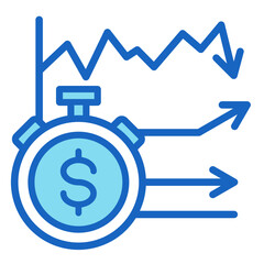 Short Selling  Icon Element For Design