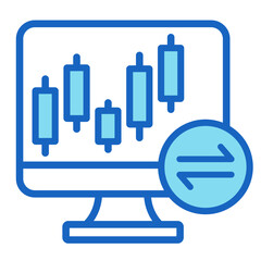 Exchange Platform  Icon Element For Design