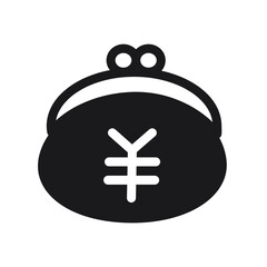 シンプルなお財布のアイコン素材