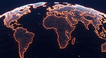 Global interconnectedness of digital networks shaping the modern world