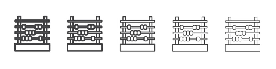 abacus icon simple illustration collection symbol