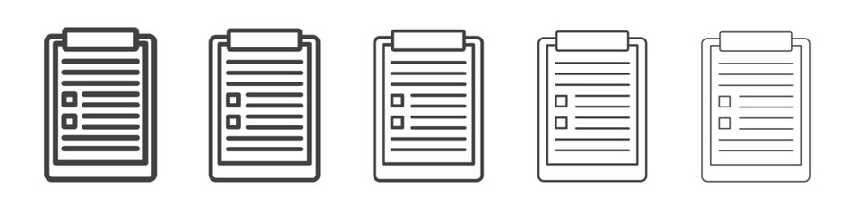 Assignment icon simple illustration collection symbol