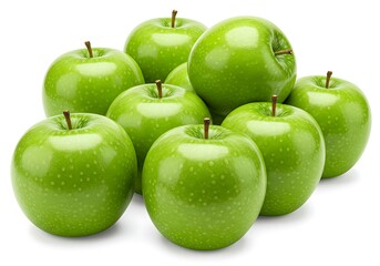 Crisp Green Apples: A Collection of Fresh Fruit