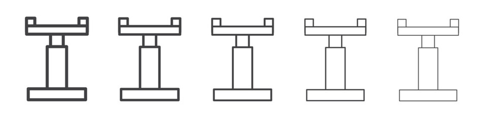 Bookmark icon simple illustration collection symbol