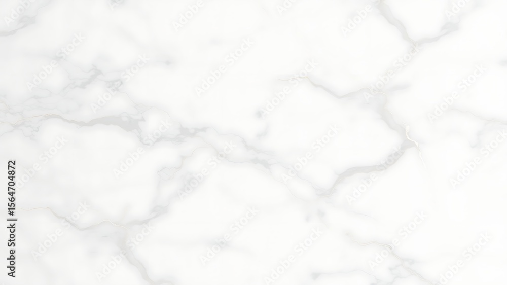 Poster elegant and clean white marble texture with gray veins creating natural patterns