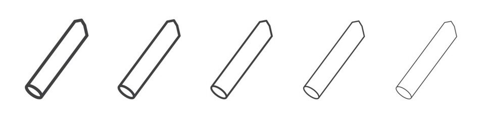chalk icon simple illustration collection symbol