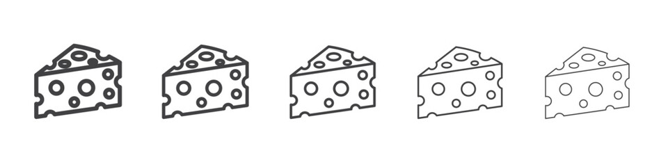 cheese icon simple illustration collection symbol