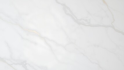 Obraz premium Luxurious white marble texture with natural veins and subtle gold accents for sophisticated design