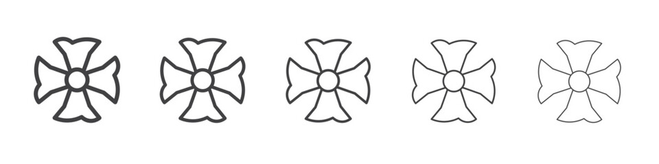 dianthus icon simple illustration collection symbol