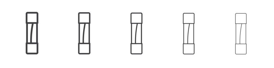 electric fuse icon simple illustration collection symbol