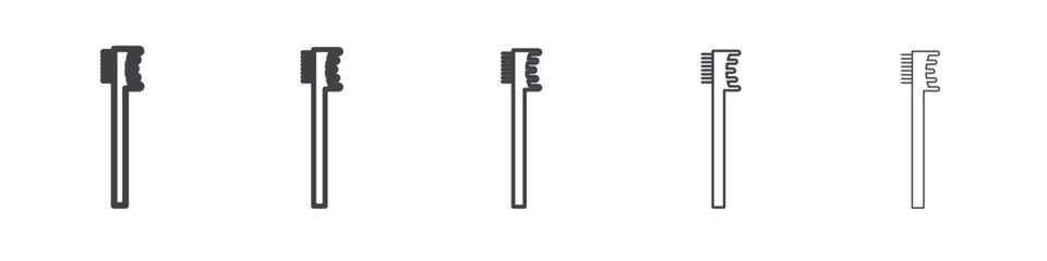 Eyebrow brush icon simple illustration collection symbol