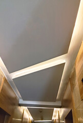 Modern Hotel Corridor Ceiling with Cove Lighting