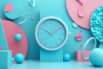 Colorful Modern Watch Art