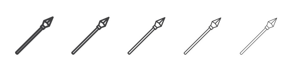 lance icon simple illustration collection symbol