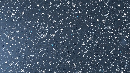 Abstract cosmic background with simulated planets and scattered celestial elements