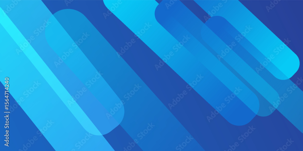 Poster abstract blue background with diagonal lines. dynamic shapes composition. vector illustration