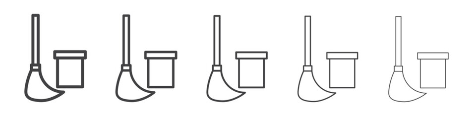 Mopping floors icon simple illustration collection symbol