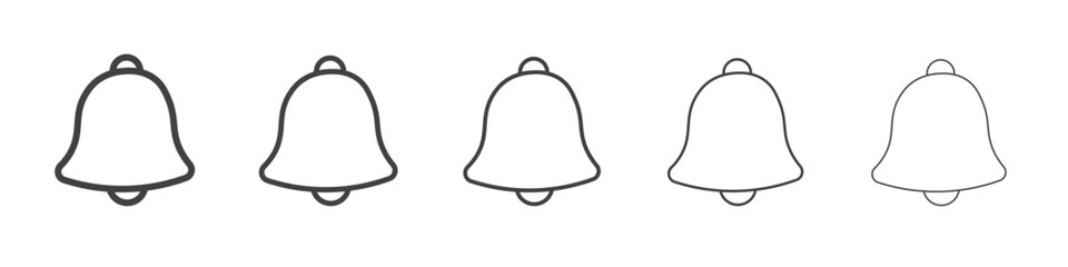 notification icon simple illustration collection symbol