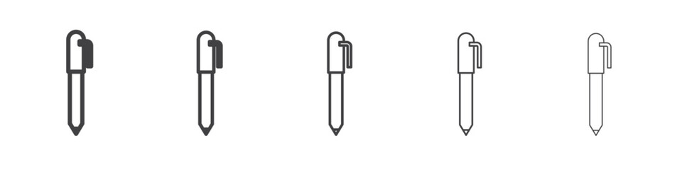 pen icon simple illustration collection symbol