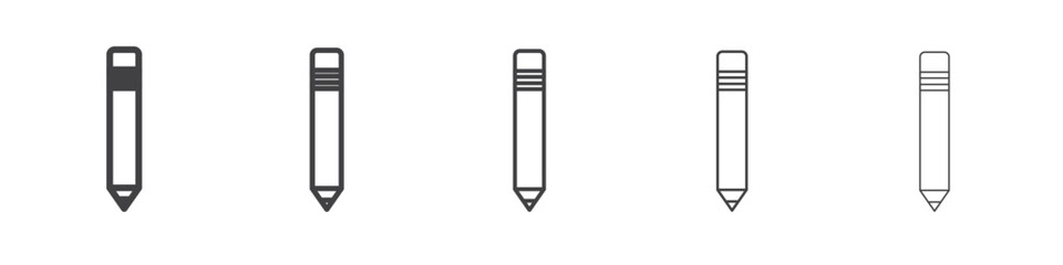 pencil icon simple illustration collection symbol