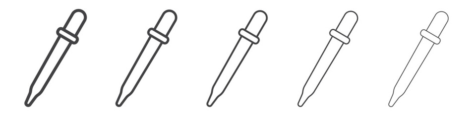 pipette icon simple illustration collection symbol