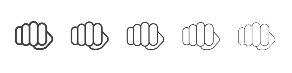 Obraz premium punch icon simple illustration collection symbol