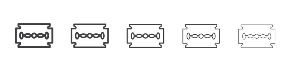 razor blade icon simple illustration collection symbol
