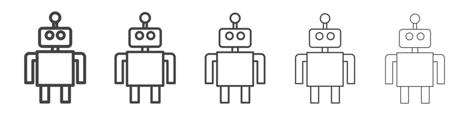 Robot Icon simple illustration collection symbol