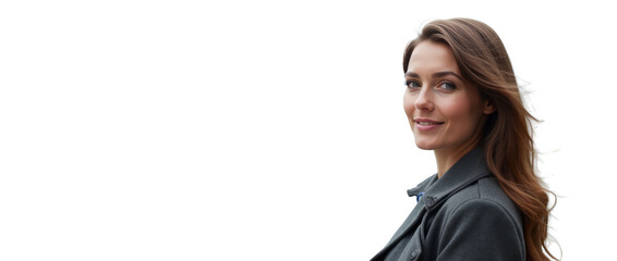 Swiss Serenity – A Portrait of a European Woman in a Modern Chic Outfit