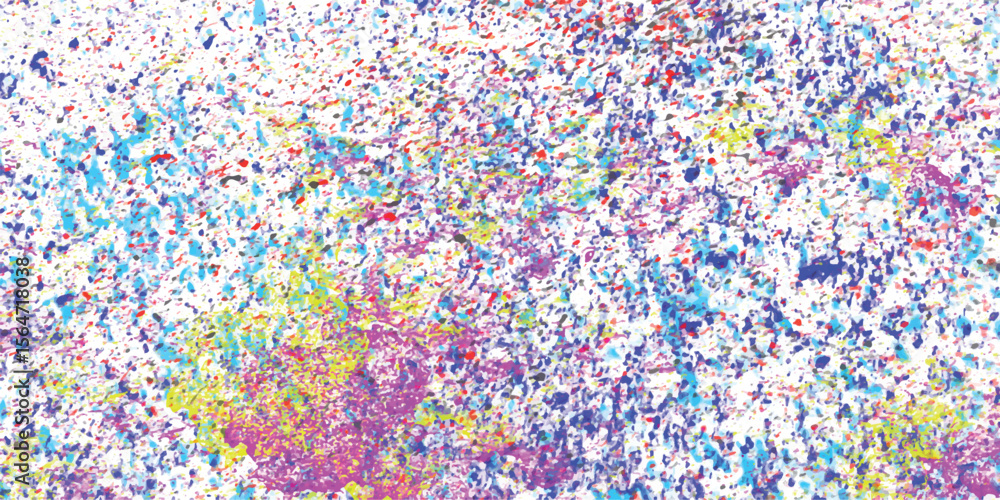 Aufkleber a vibrant abstract artwork composed of colorful paint splatters creating a visually dynamic texture 