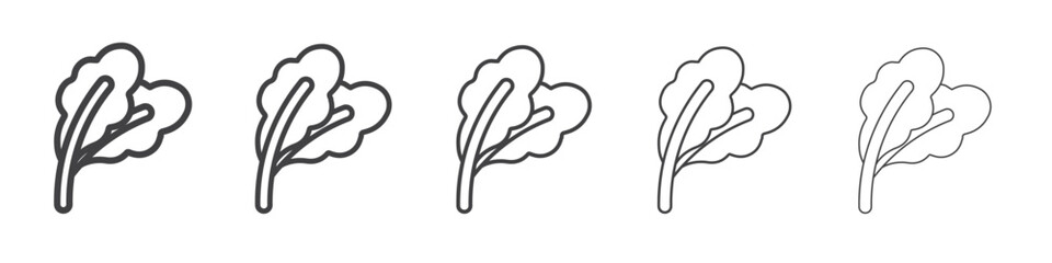 spinach icon simple illustration collection symbol