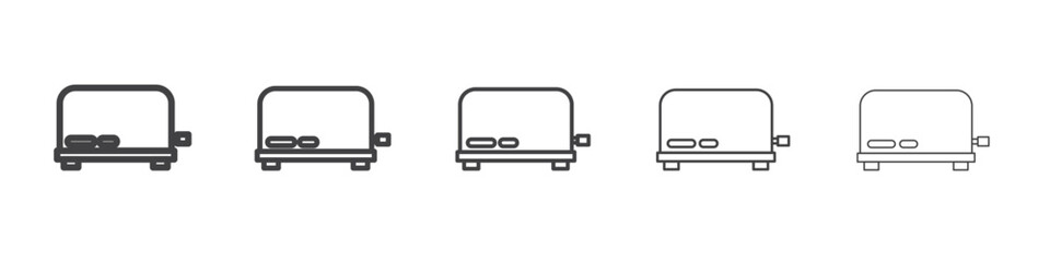 toaster icon simple illustration collection symbol
