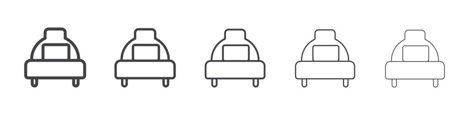 toque icon simple illustration collection symbol