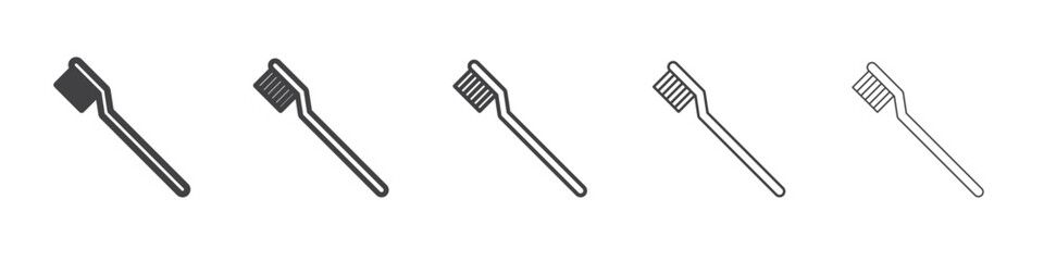 tooth brush icon simple illustration collection symbol