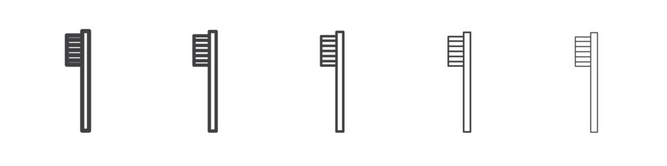 tooth brush icon simple illustration collection symbol