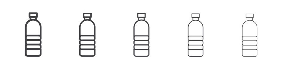 water bottle icon simple illustration collection symbol