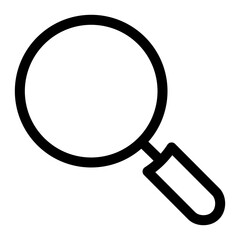 magnifying glass icon.