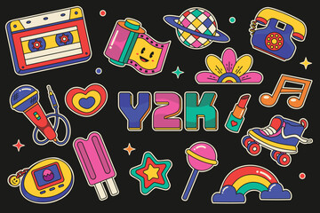 Y2k Element Illustration