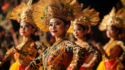Traditional Culture and Color at Bali Art Festival, Indonesia