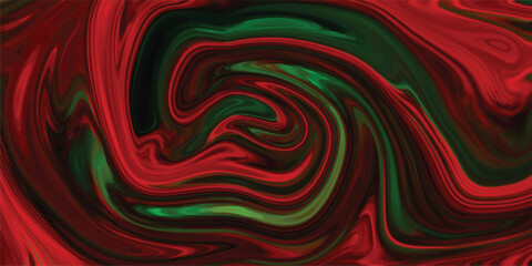 Abstract swirls in shades of red and green forming an artistic fluid flow background design suitable for various creative purposes