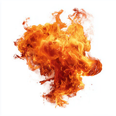 Fiery Explosion Abstract Background , PNG isolated cut out image