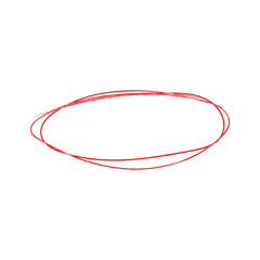 Simple Red Oval Shape A Basic Drawing Guide for Beginners