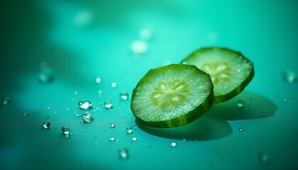 Fresh Cucumber Slices